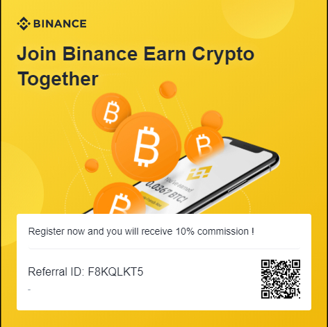 10% verdien commissiefee via Binance