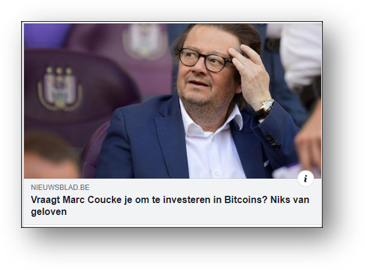 Marc Coucke Bitcoin scam