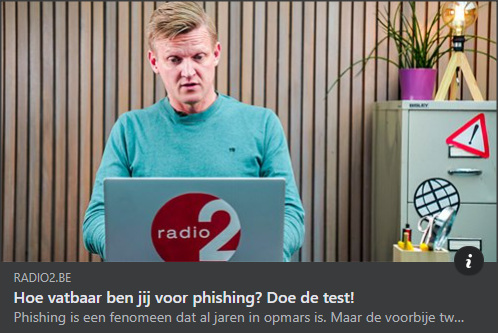 Hoe vatbaar ben jij voor phishing Radio2